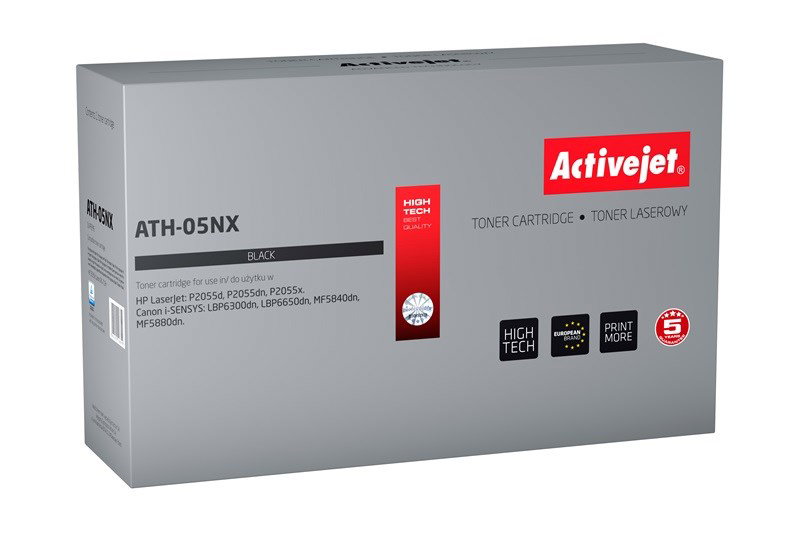 Activejet ATH-05NX Toner (replacement for HP 05X HP CE505X, Canon CRG-719H; Supreme; 6500 pages; black)