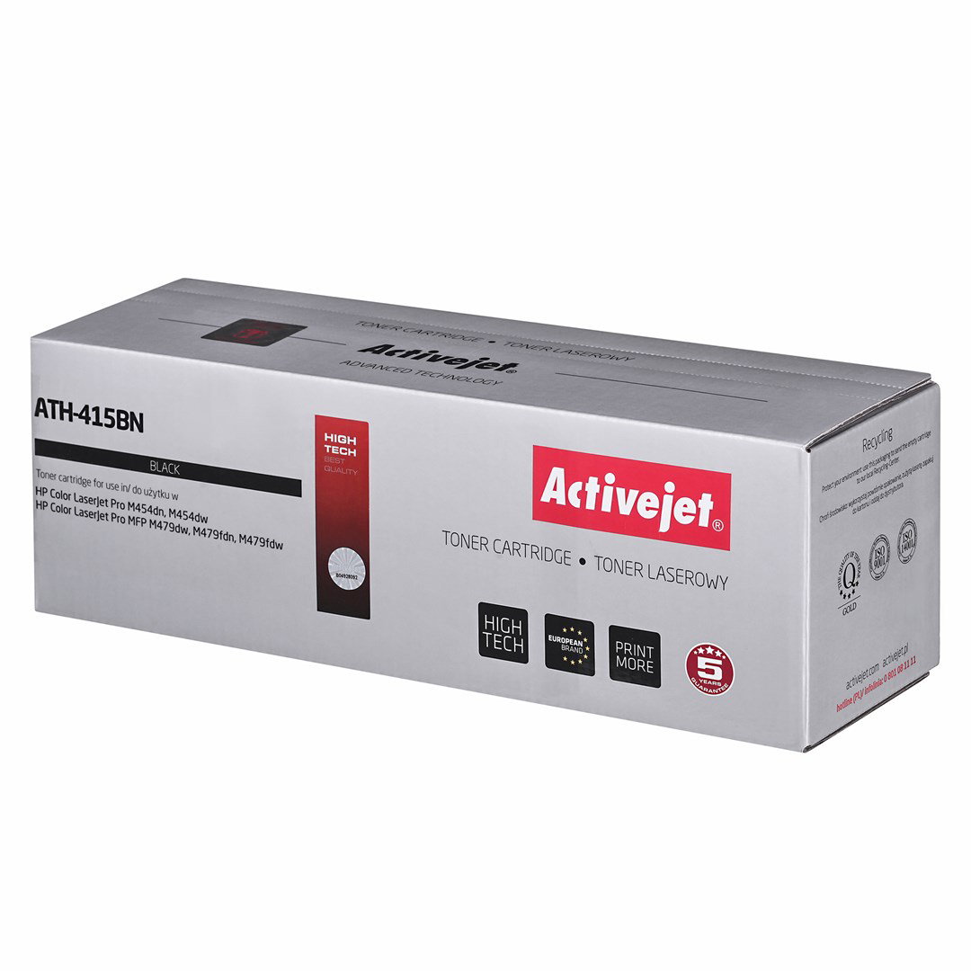 Activejet ATH-415BNX Toner (replacement HP 415X HP415X W2030X; Supreme; 7500 pages; black)
