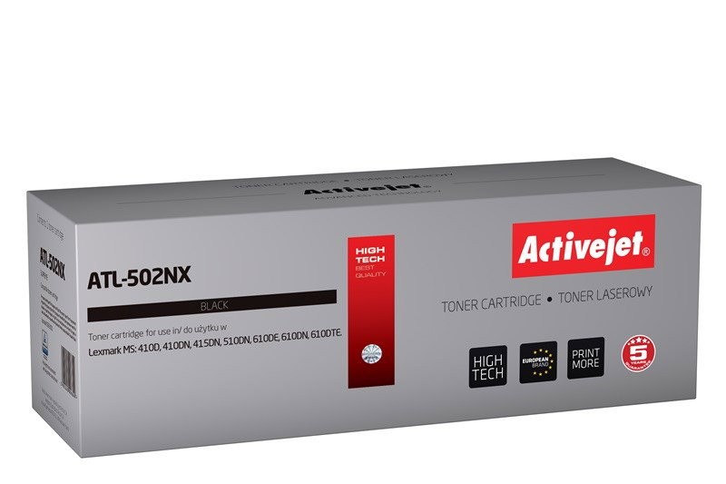 Activejet ATL-502NX toner (replacement for Lexmark 50F2X00; Supreme; 10000 pages; black)