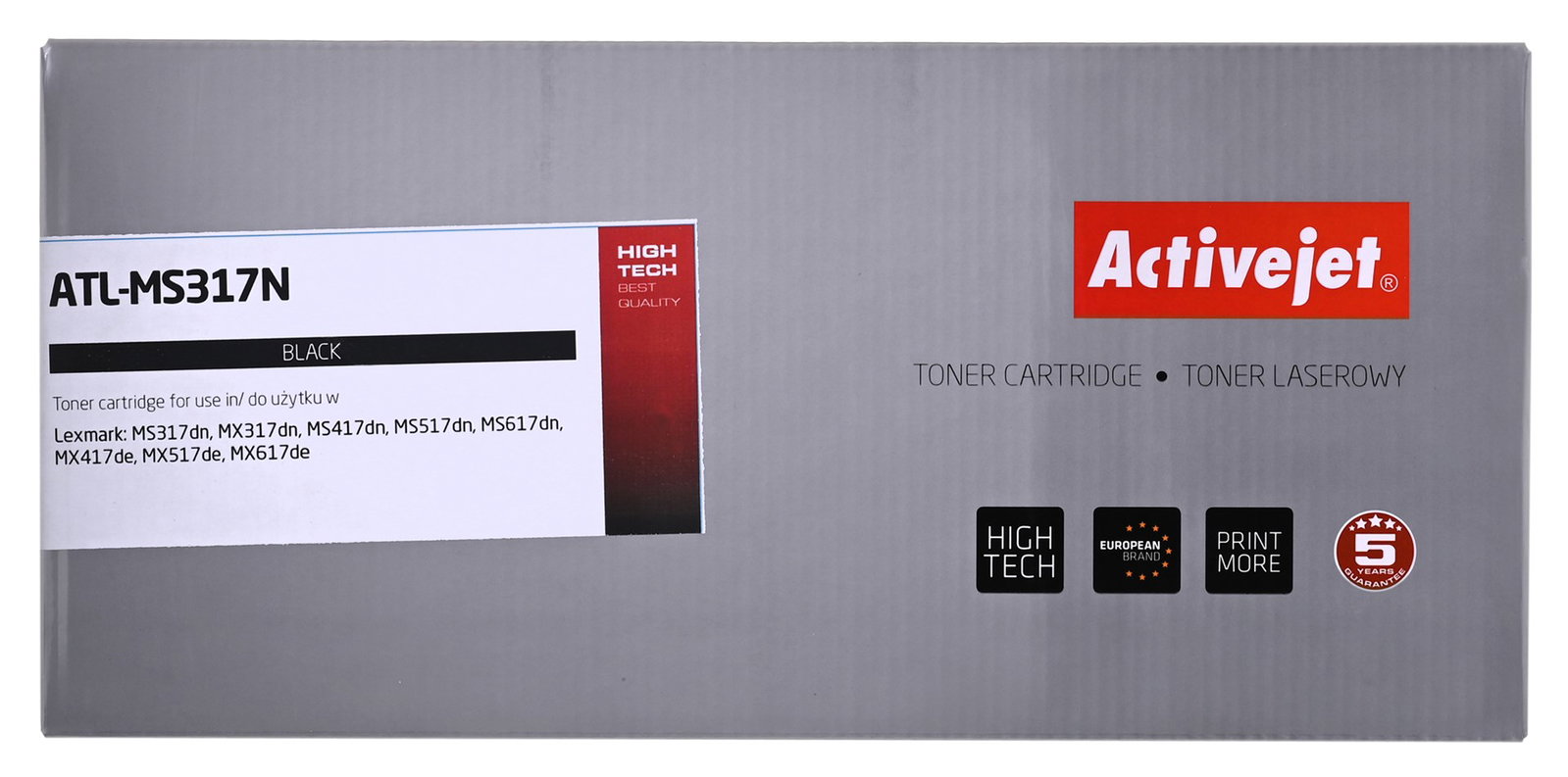 Activejet ATL-MS317N Toner (replacement for Lexmark 51B2000, Supreme; 2,500 pages; black)