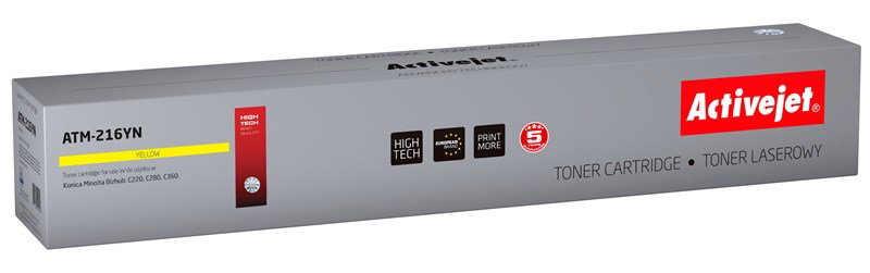 Activejet ATM-216YN toner (replacement for Konica Minolta TN216Y; Supreme; 26000 pages; yellow)