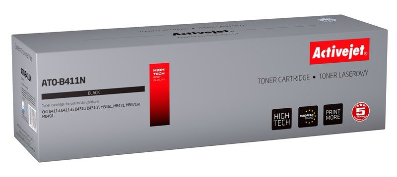 Activejet ATO-B411N Toner (replacement OKI 44574702; Supreme; 4000 pages; black)