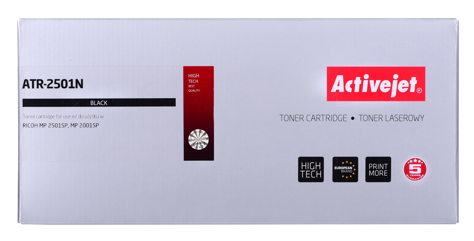 Activejet ATR-2501N Toner (replacement for Ricoh 841769, 841991, 842009; Supreme; 9000 pages; black)