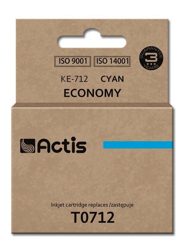 Actis KE-712 Ink (replacement for Epson T0712, T0892, T1002; Standard; 13.5 ml; cyan)