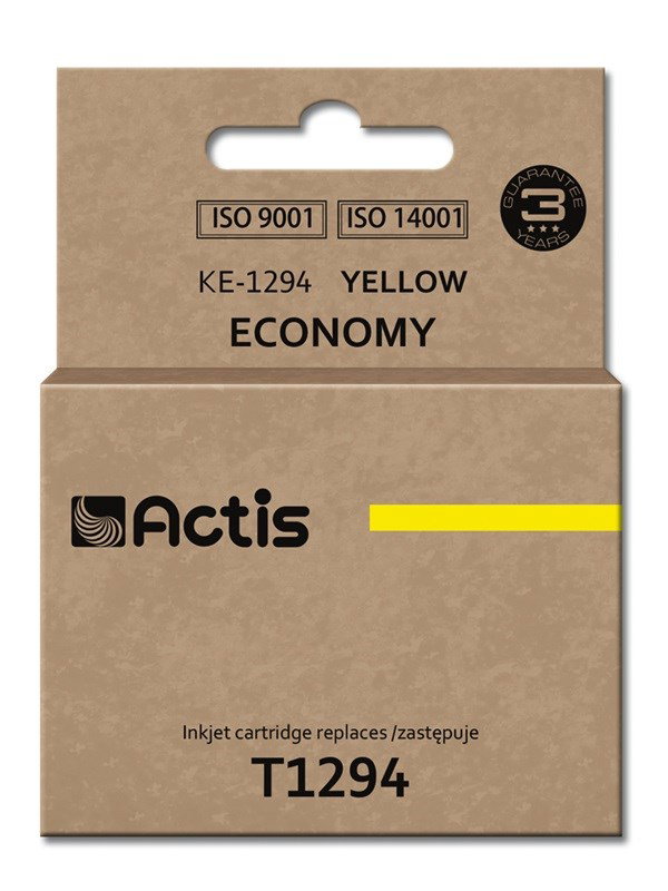 Actis KE-1294 Ink (replacement for Epson T1294; Standard; 15 ml; yellow)