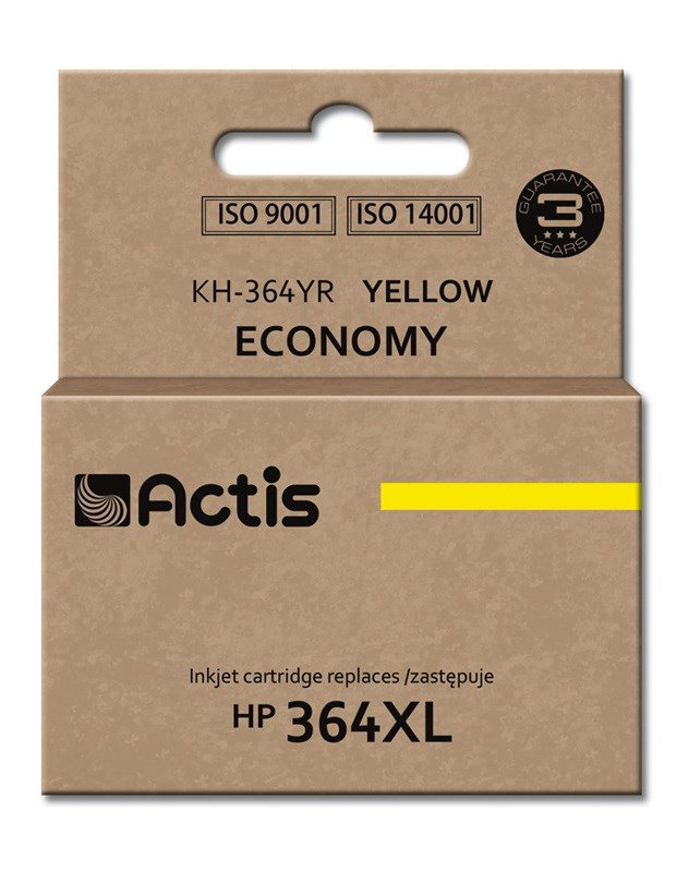 Actis KH-364YR Ink (replacement for HP 364XL CB325EE; Standard; 12 ml; yellow)