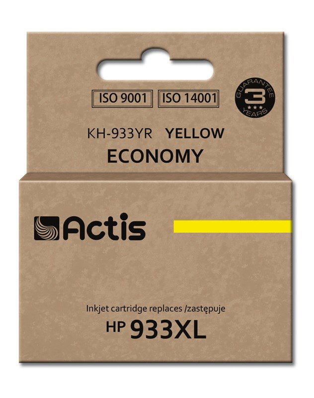 Actis KH-933YR ink (replacement for HP 933XL CN056AE; Standard; 13 ml; yellow)