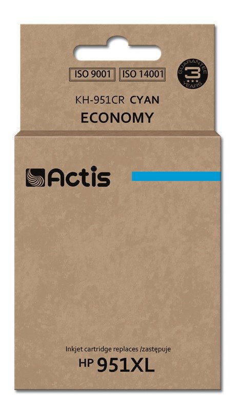 Actis KH-951CR Ink (replacement HP 951XL CN046AE; Standard; 25 ml; cyan)