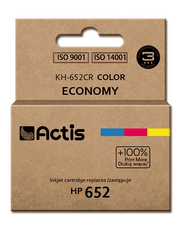 Actis KH-652CR Ink (replacement HP 652 F6V24AE; Standard; 15 ml; color)