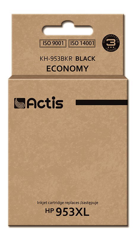 Actis KH-953BKR ink (replacement for HP 953XL L0S70AE; Standard; 50 ml; black)- New Chip