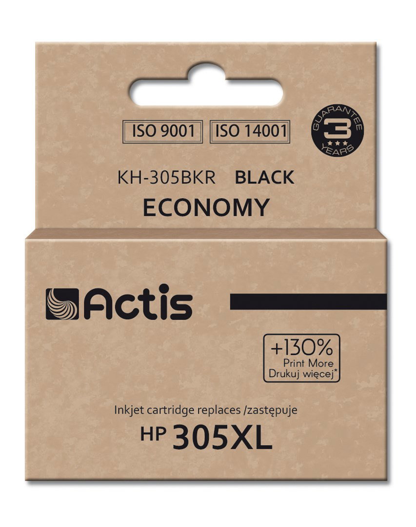 Actis KH-305BKR Ink (replacement for HP 305XL 3YM62A; Standard; 20 ml; black)