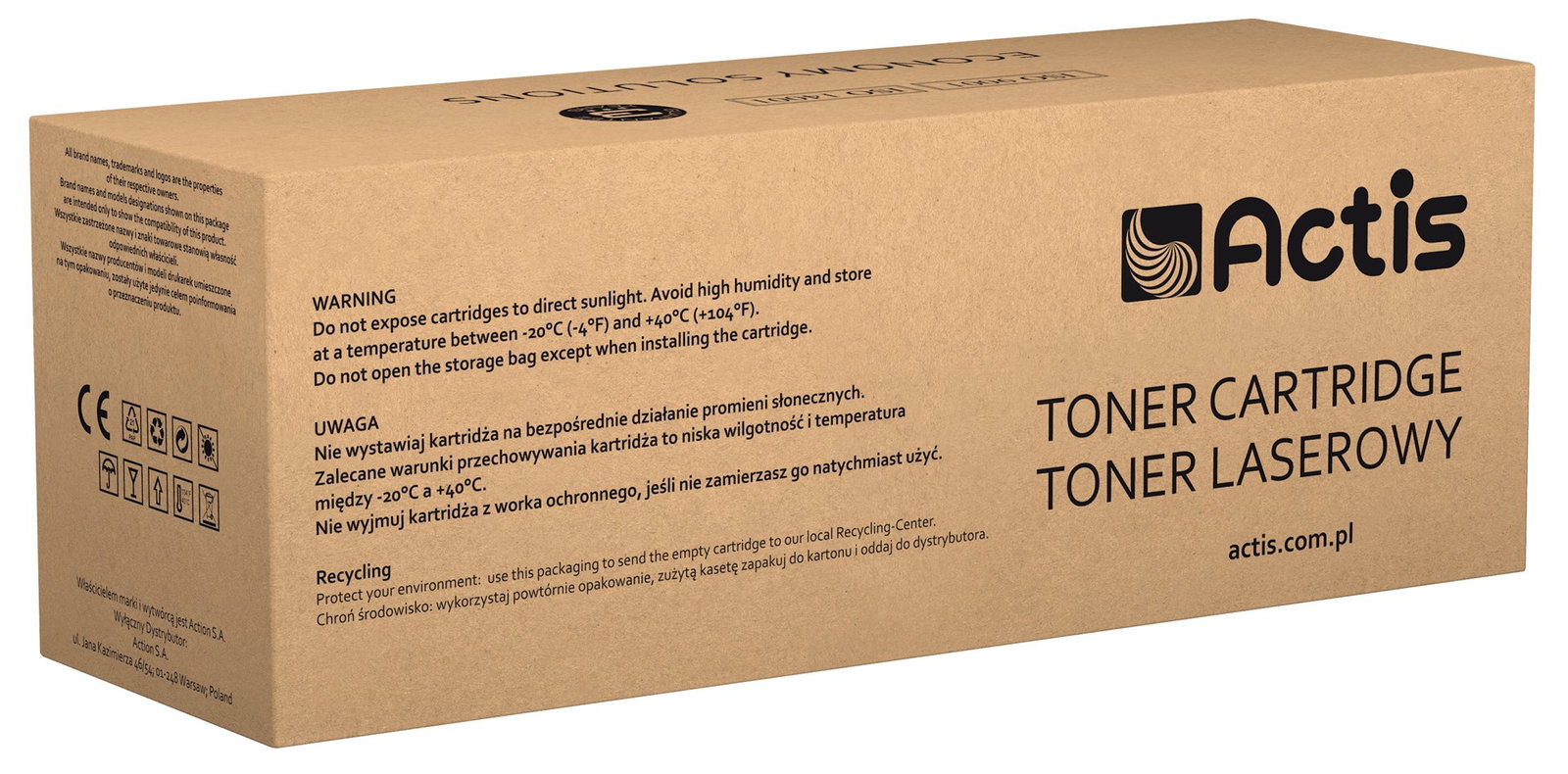 Actis TH-532A Toner (replacement for HP 304A CC532A, Canon CRG-718Y; Standard; 3000 pages; yellow)