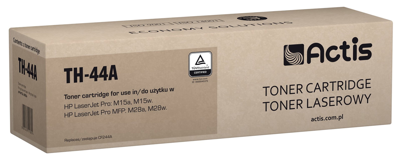 Actis TH-44A toner (replacement for HP 44A CF244A; Standard; 1000 pages; black)
