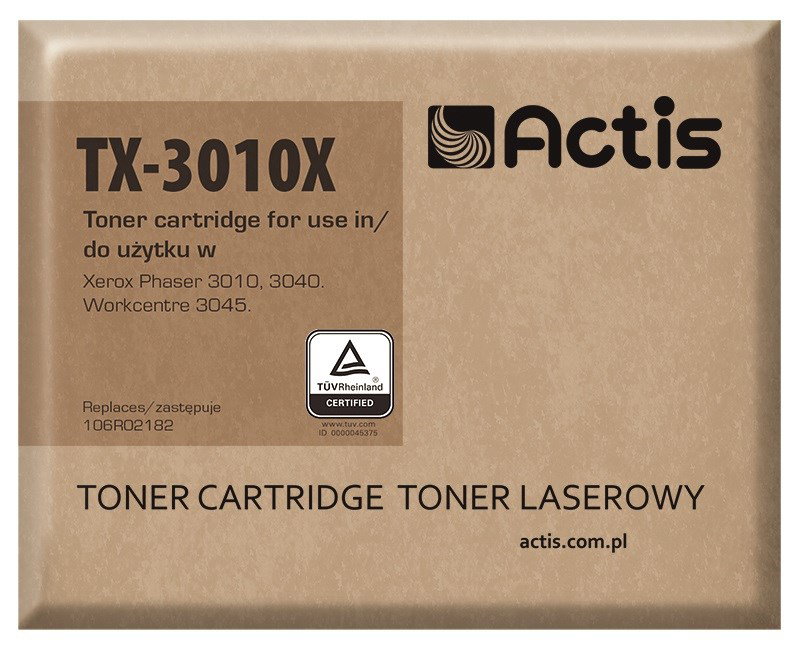 Actis TX-3010X Toner (replacement for Xerox 106R02182; Standard; 2300 pages; black)