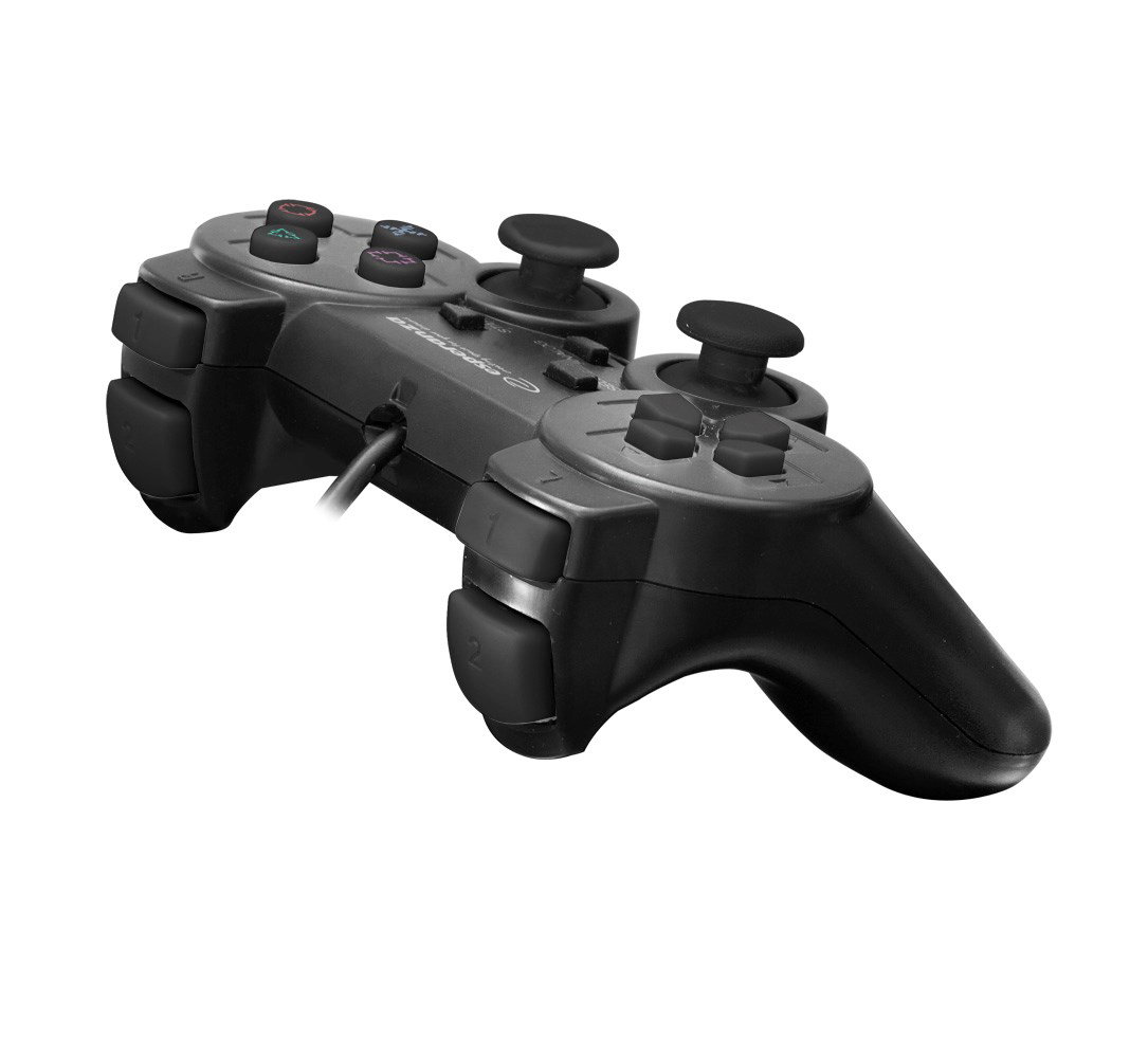 Esperanza EGG107K Gaming Controller Gamepad PC,Playstation 3 Analogue Digital USB 2.0 Black
