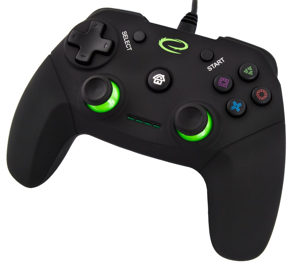 Esperanza EGG110K Gaming Controller Gamepad PC,Playstation 3 Analogue Digital USB 2.0 Black