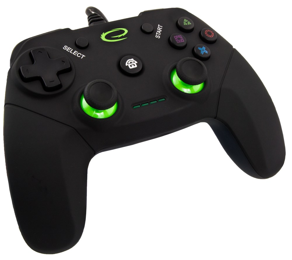 Esperanza EGG110K Gaming Controller Gamepad PC,Playstation 3 Analogue Digital USB 2.0 Black