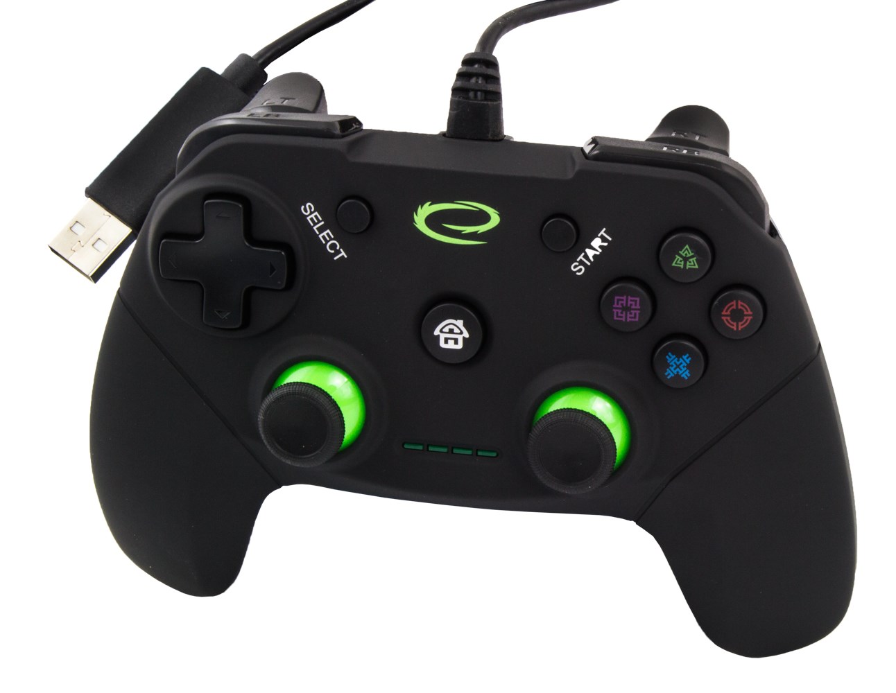 Esperanza EGG110K Gaming Controller Gamepad PC,Playstation 3 Analogue Digital USB 2.0 Black