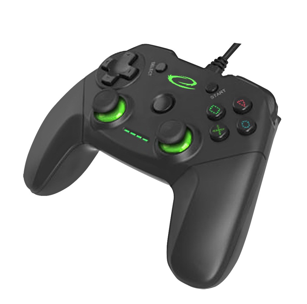 Esperanza EGG110K Gaming Controller Gamepad PC,Playstation 3 Analogue Digital USB 2.0 Black