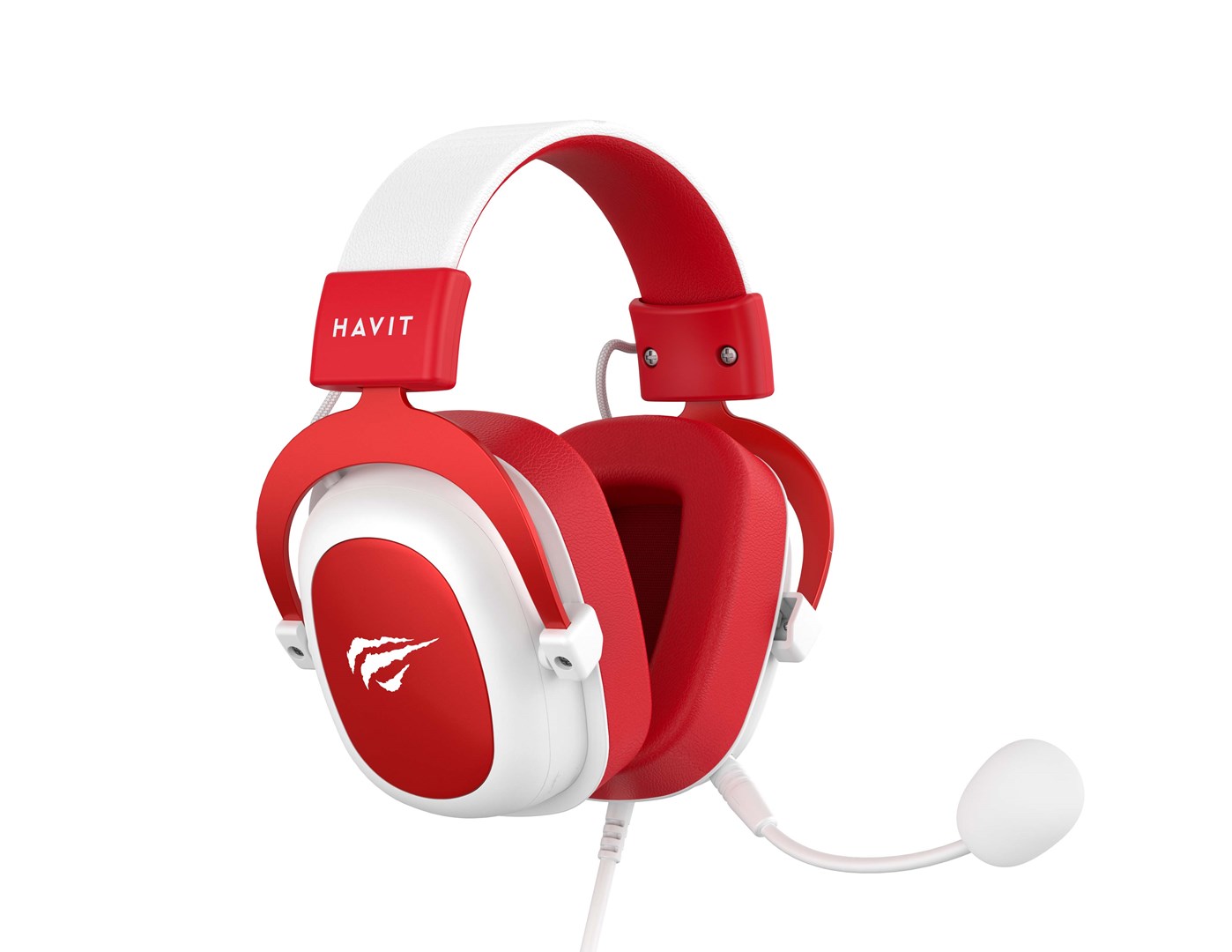 Havit H2002D Gaming headphones White, red