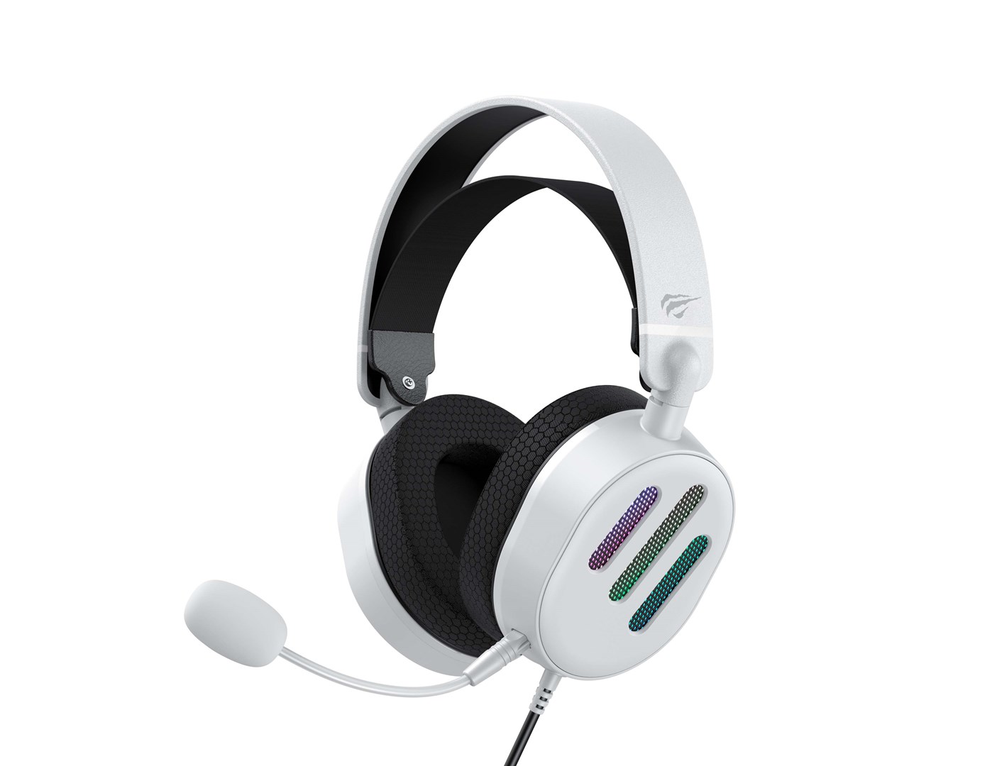 Havit H2038U - gaming headphones, black and white
