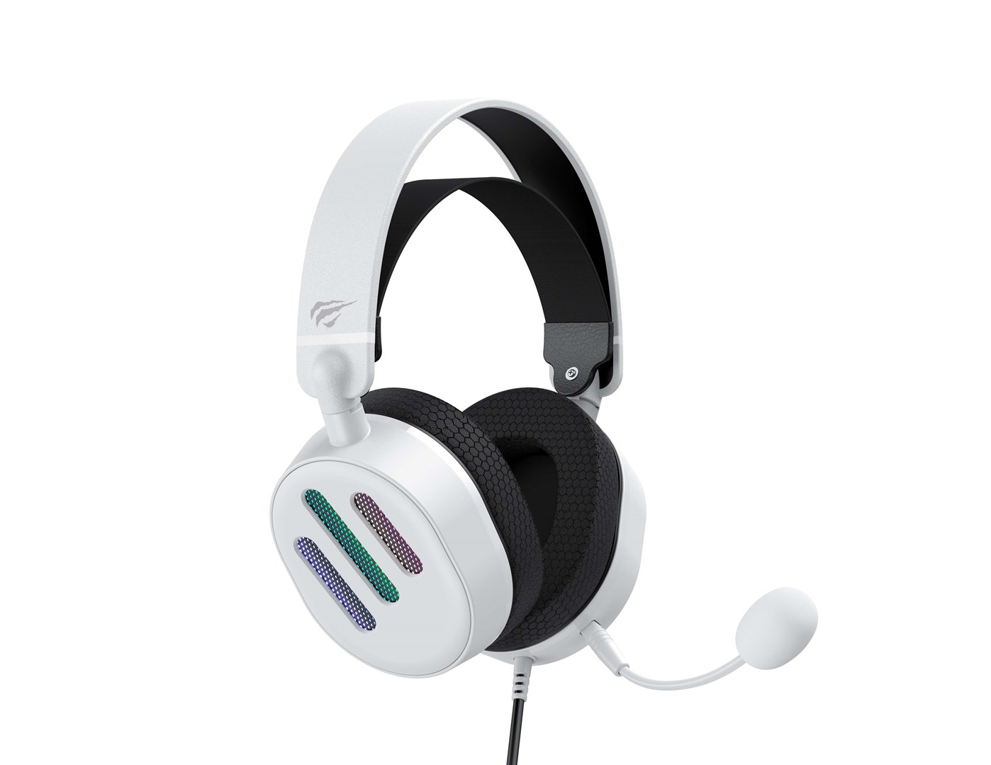 Havit H2038U - gaming headphones, black and white