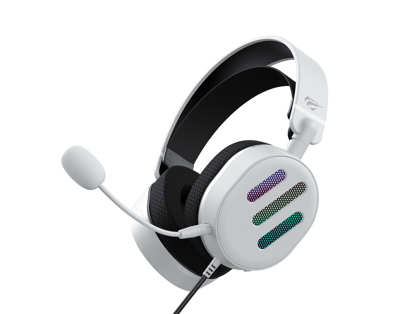 Havit H2038U - gaming headphones, black and white