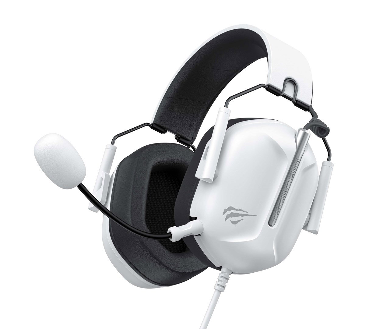 Havit H2033D - gaming headphones, white/black