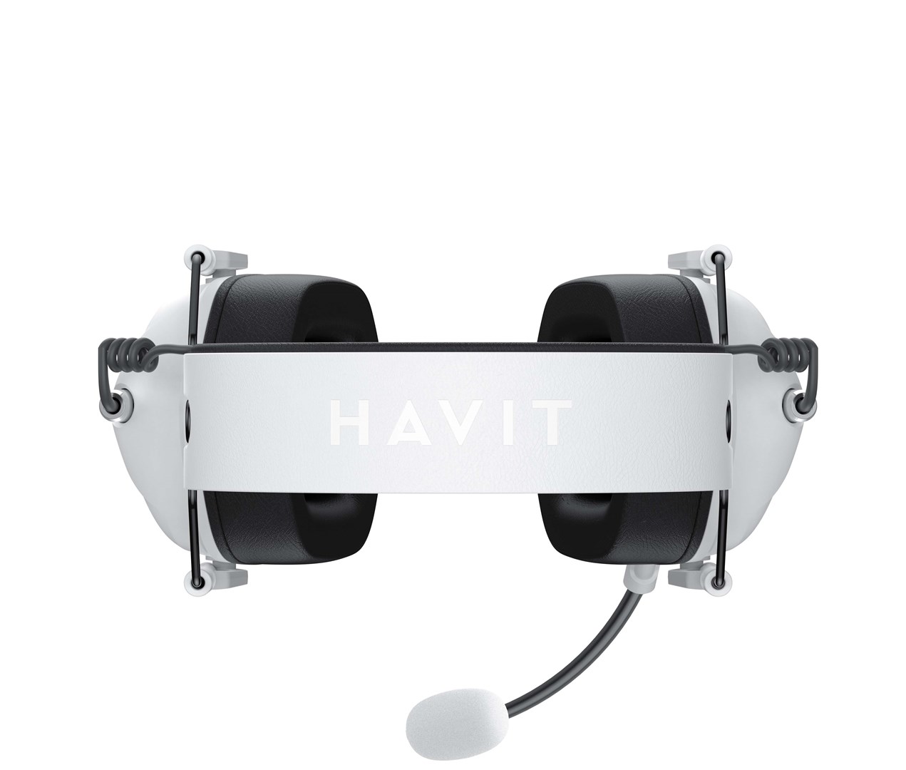 Havit H2033D - gaming headphones, white/black