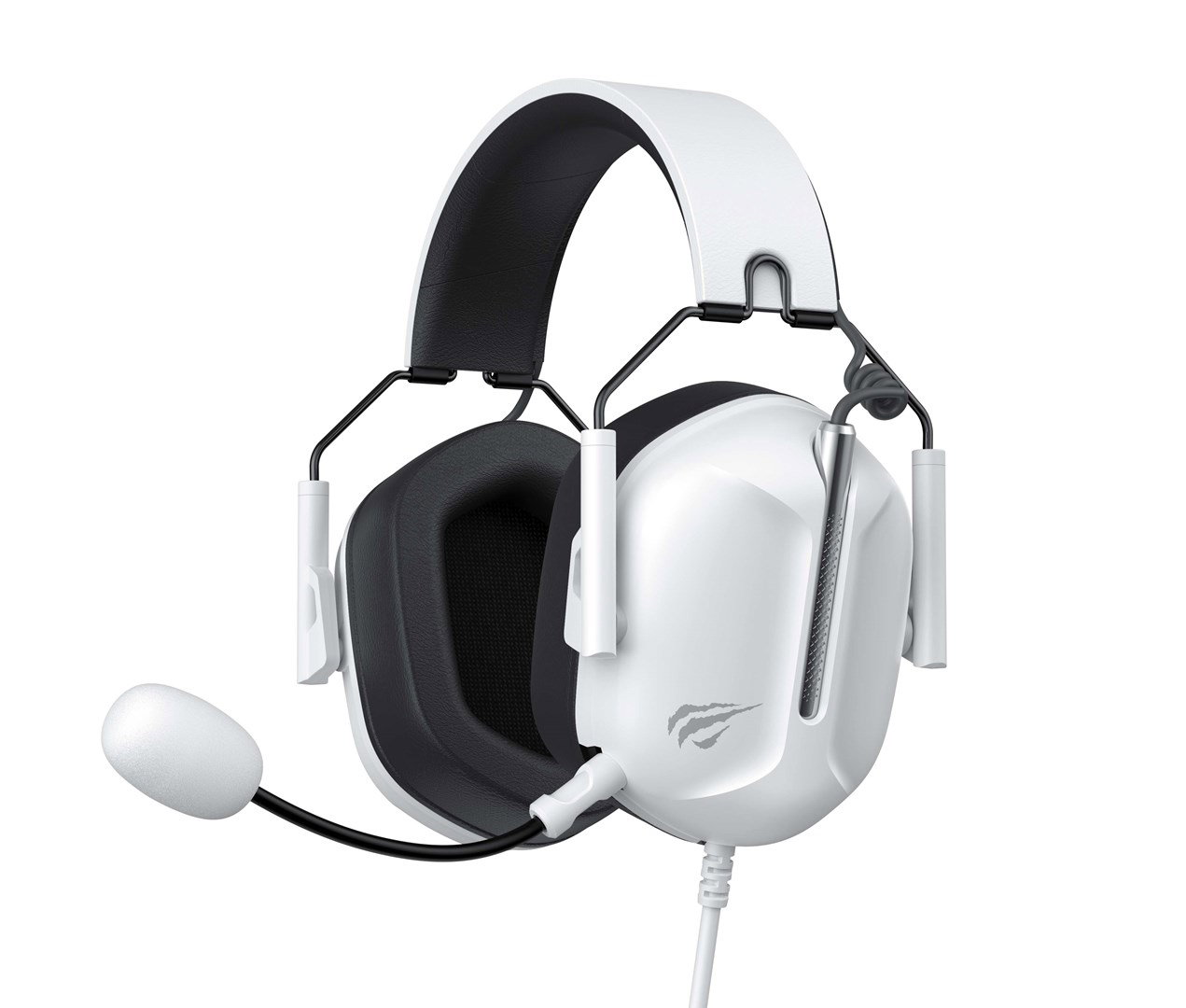 Havit H2033D - gaming headphones, white/black