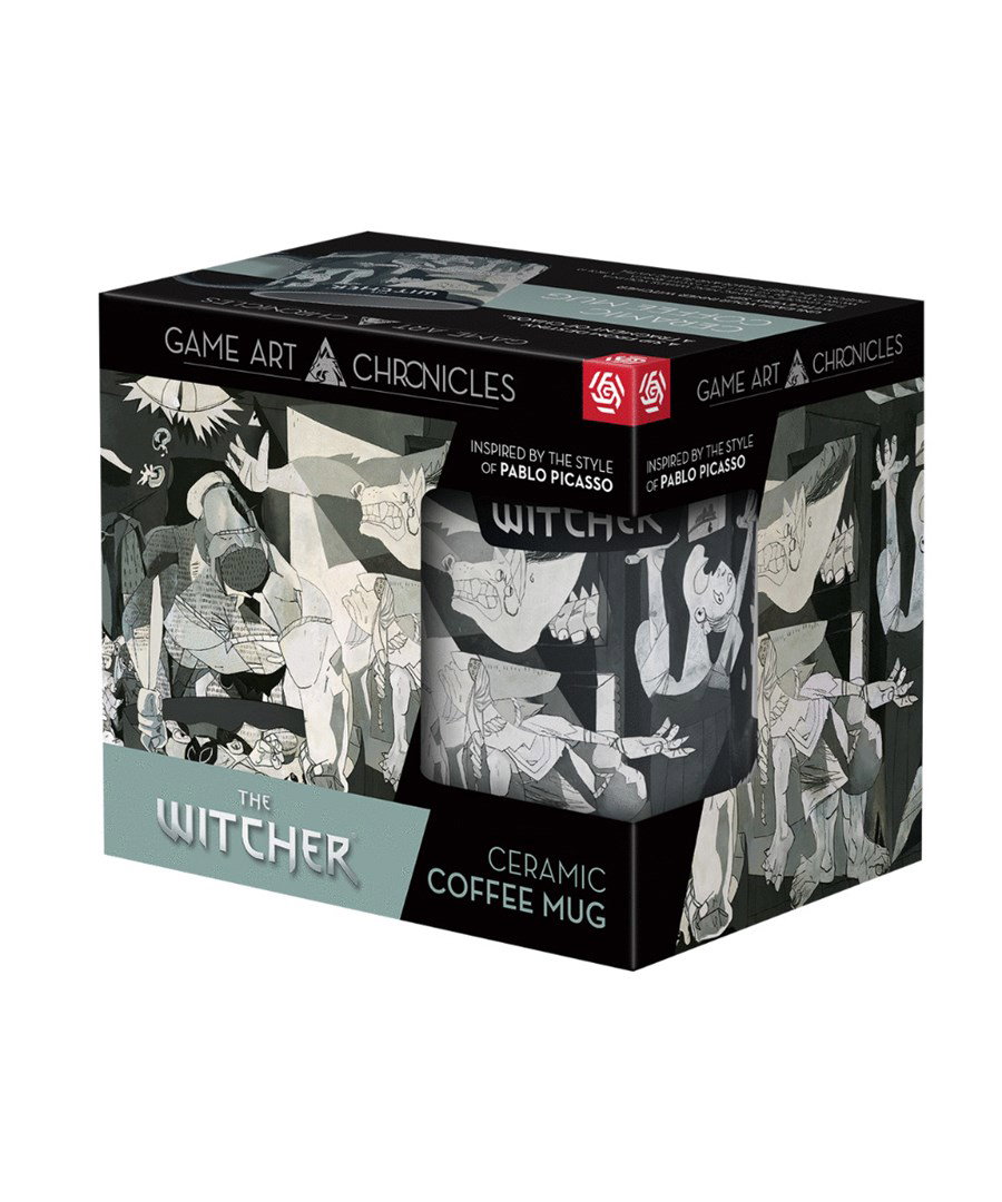 Mug Good Loot The Witcher 3 Game Art Chronicles - Ciri & Pablo Picasso 450 ml Black