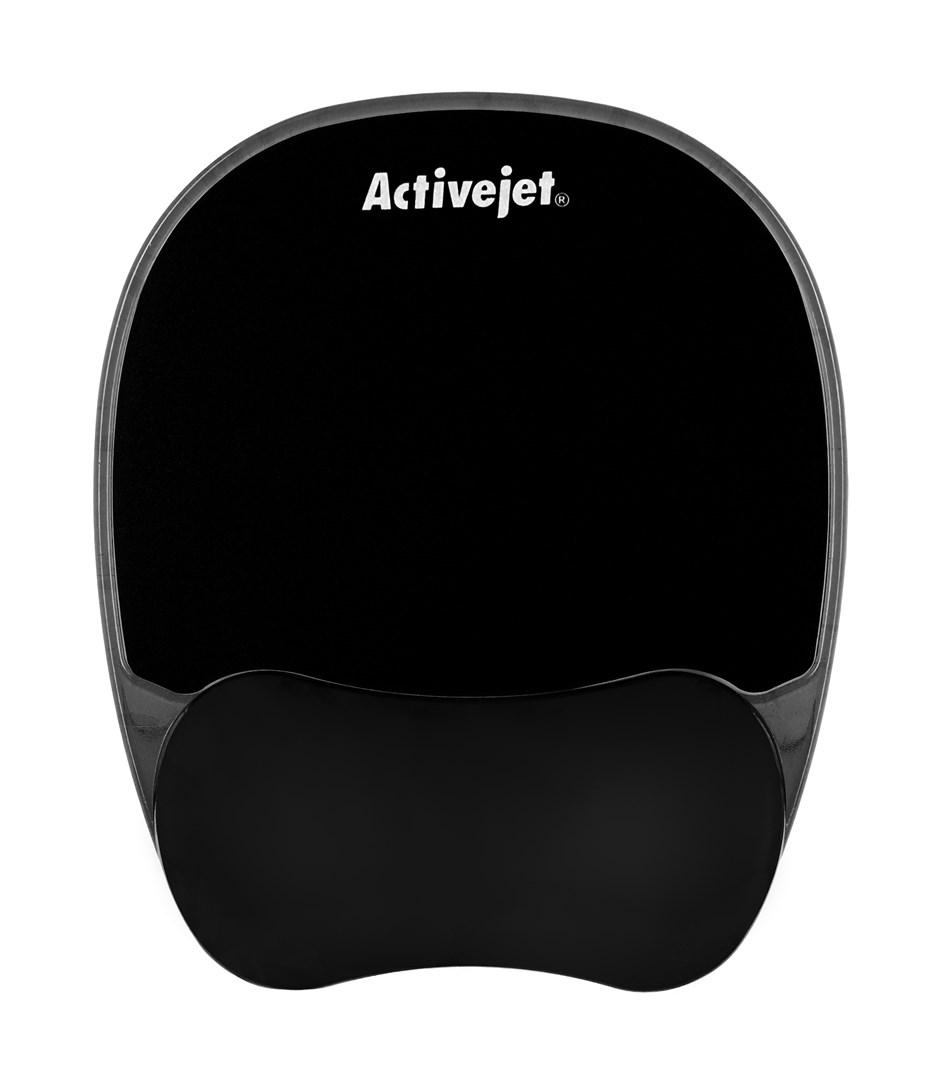 Activejet black gel mouse pad
