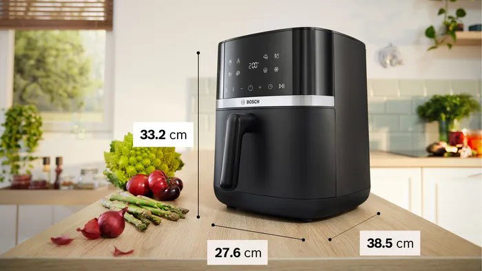Bosch Serie 4 MAFS2462B fryer Single 6.1 L Stand-alone 2050 W Hot air fryer Black