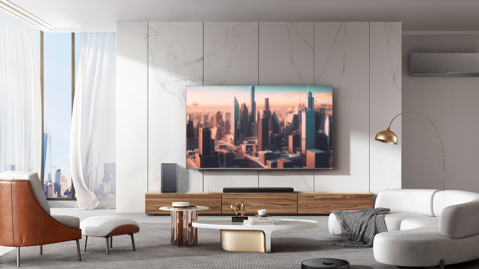 TCL S S55H Class 2.1 Channel Sound Bar with Dolby Atmos, Wireless Subwoofwer, and Bluetooth Music Streaming