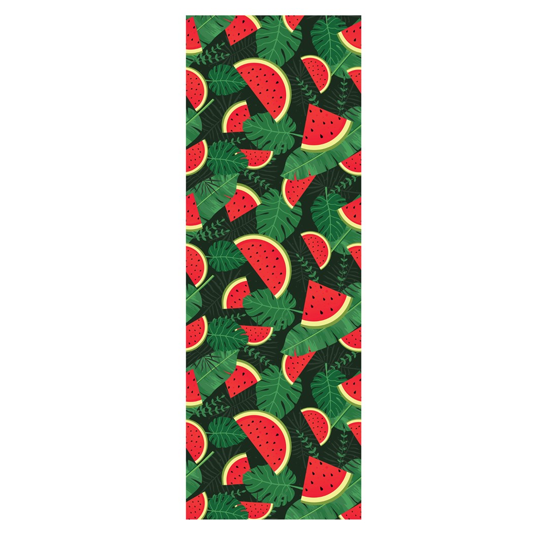 GreenBlue GB183 Classic Beech Deck Chair with Watermelon Print