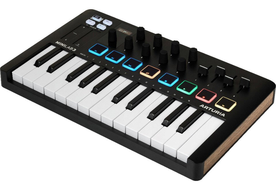 Arturia MiniLab 3 - MIDI control keyboard, black