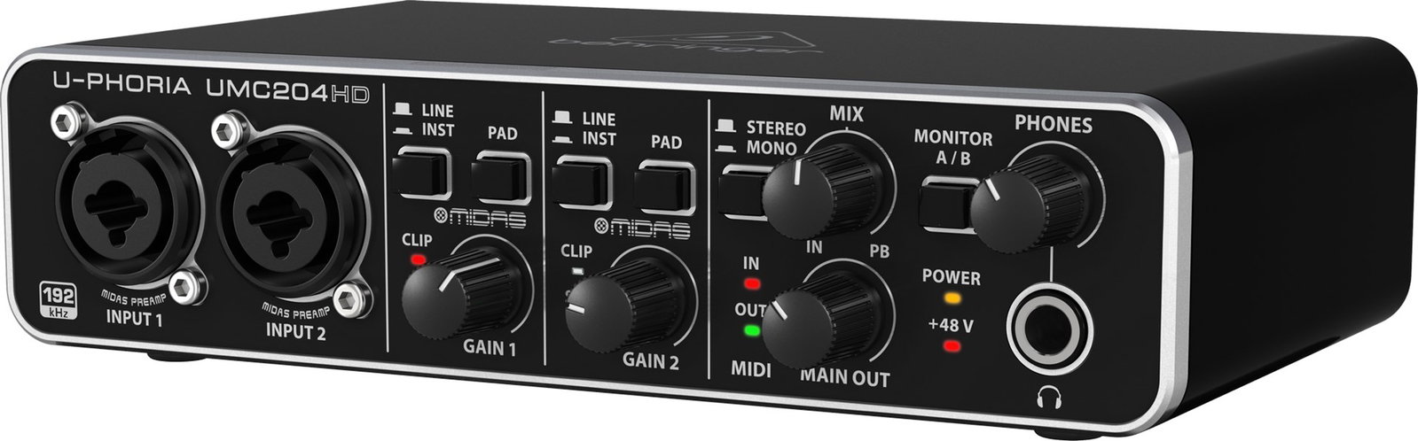 Behringer UMC204HD supplementary music equipment