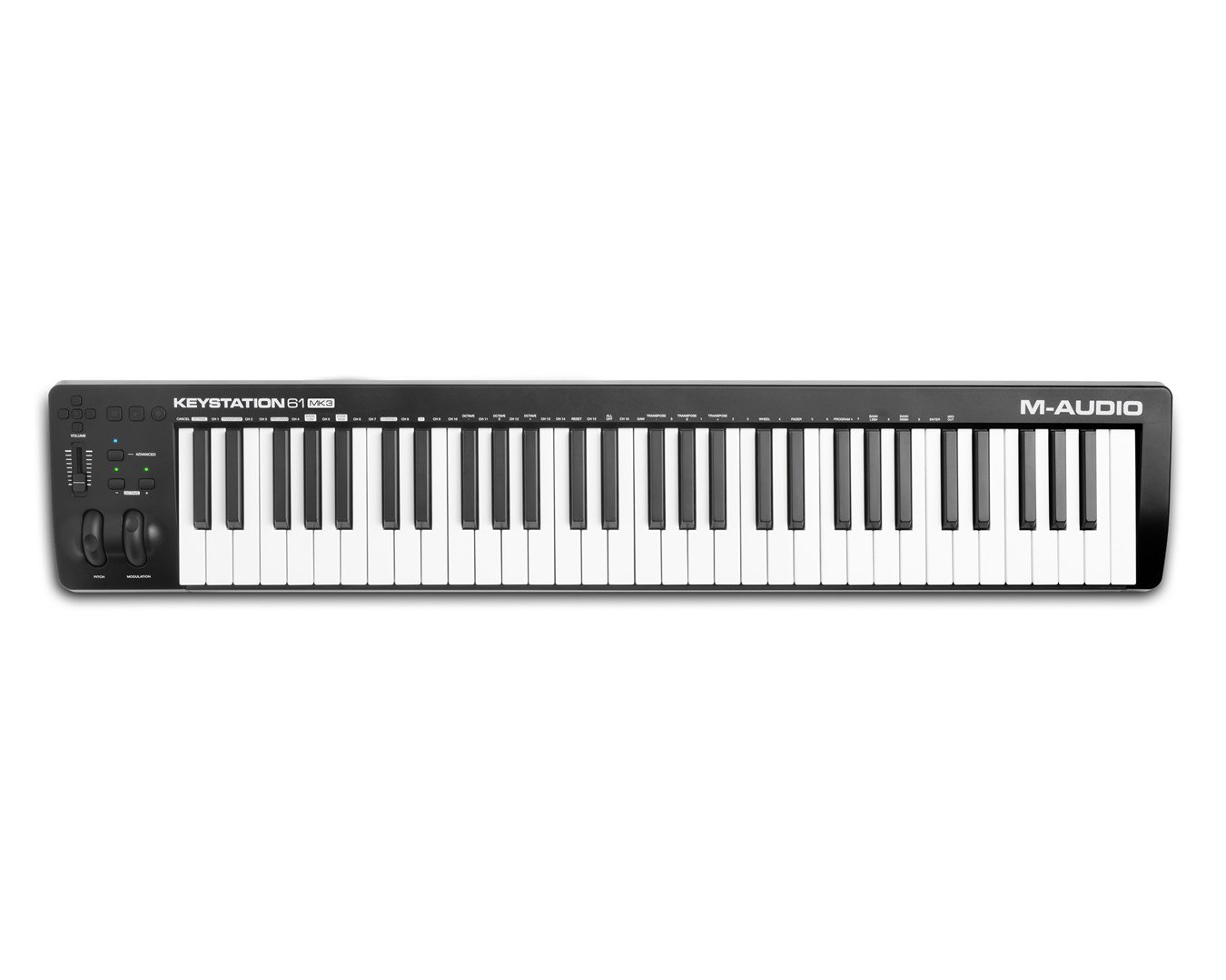 M-AUDIO Keystation 61 MK3 MIDI keyboard 61 keys USB Black, White