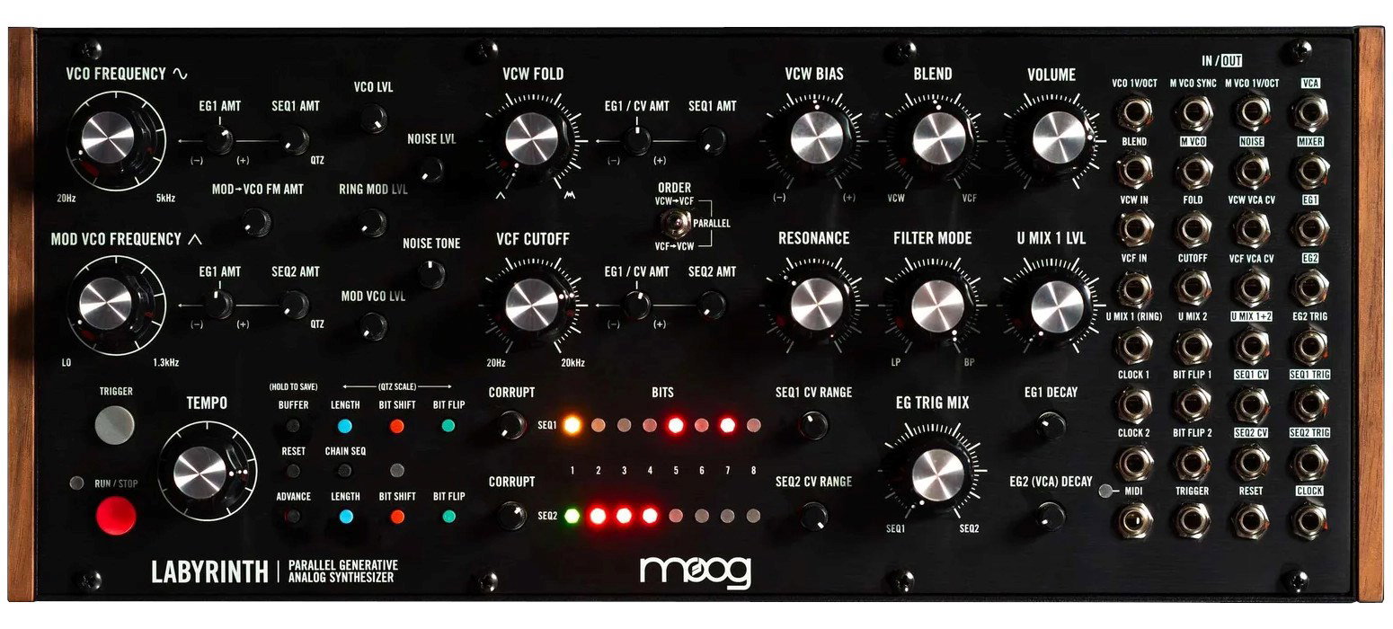 MOOG Labyrinth - semi-modular analogue synthesiser