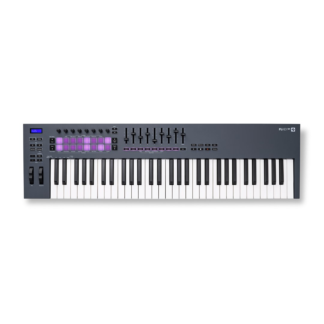 Novation FLKEY 61 MKI - MIDI keyboard dedicated to FL Studio software, 61 keys.
