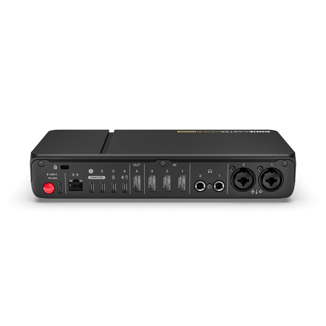 RDECaster Video Core - video and audio production console, black