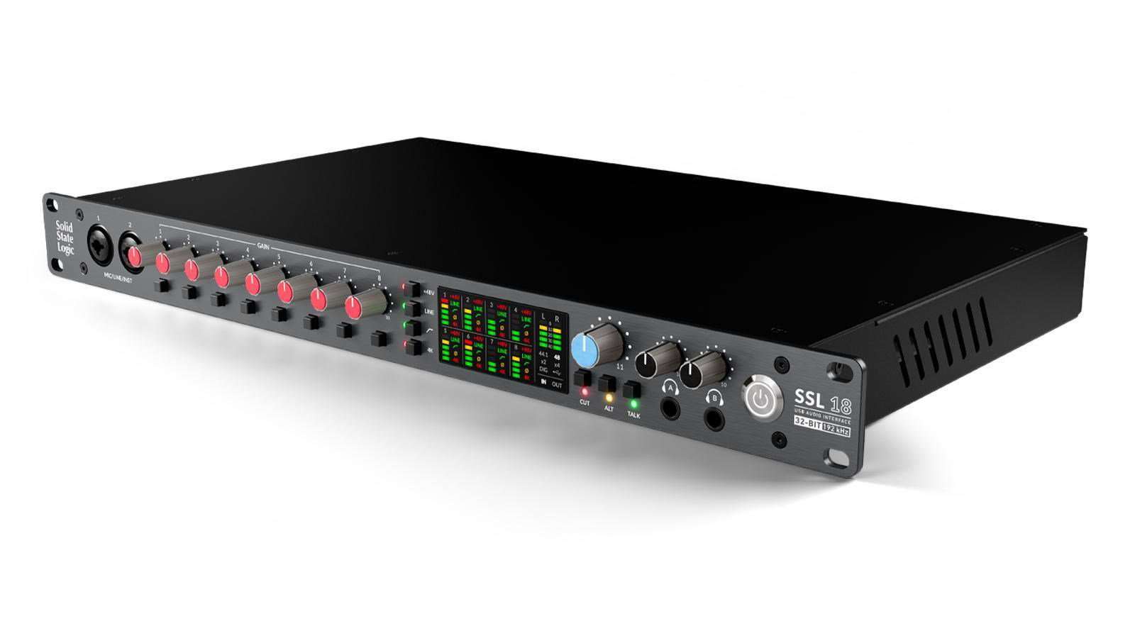 Solid State Logic SSL18 - USB audio interface with 26 inputs and 28 outputs