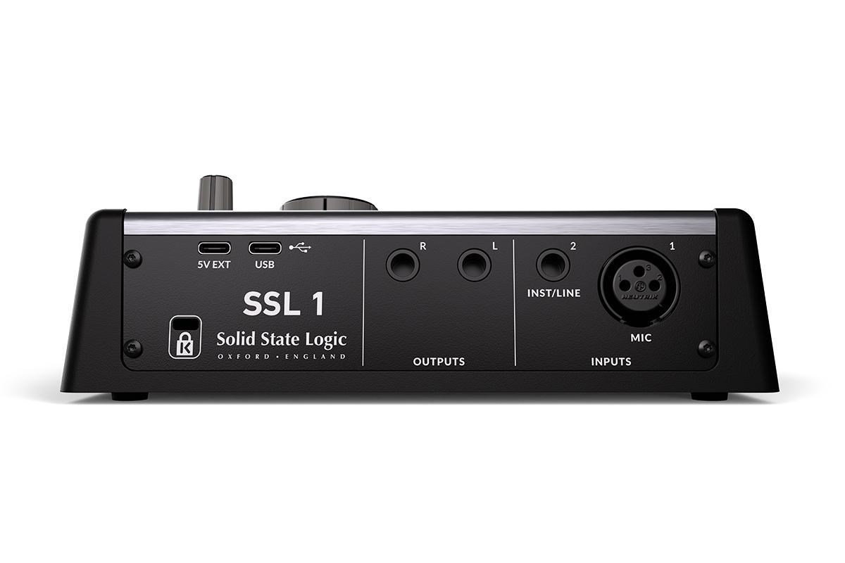 Solid State Logic SSL 1 - USB-C audio interface with 2 inputs and 2 outputs
