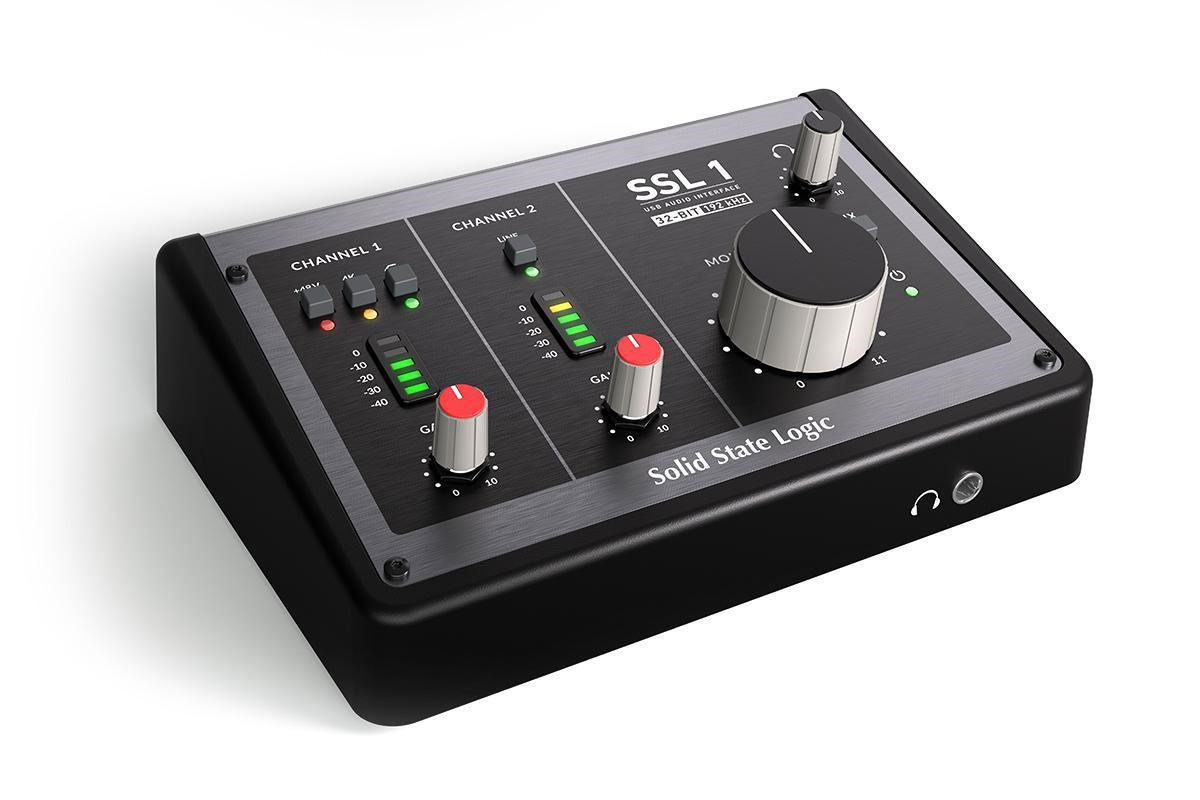 Solid State Logic SSL 1 - USB-C audio interface with 2 inputs and 2 outputs