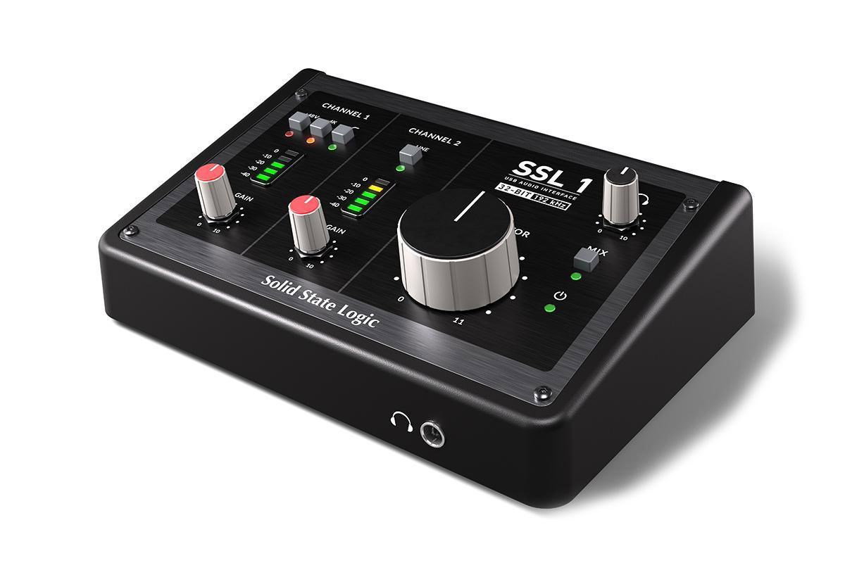 Solid State Logic SSL 1 - USB-C audio interface with 2 inputs and 2 outputs