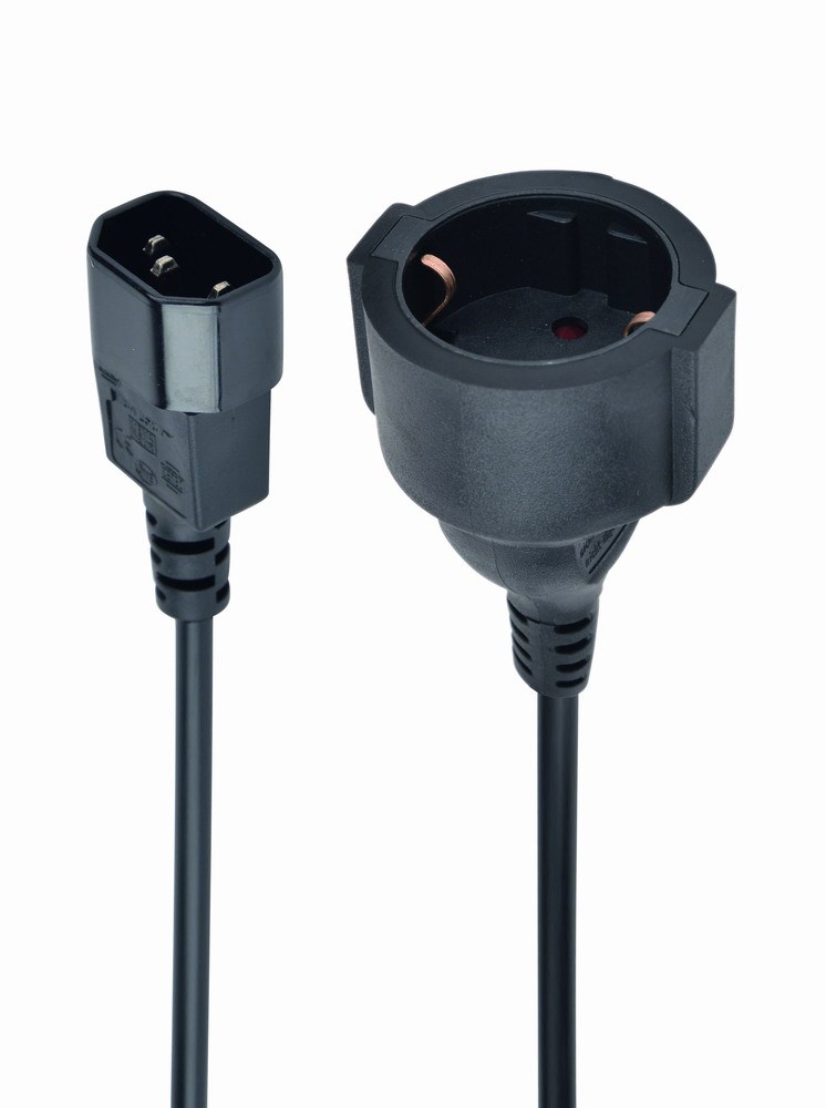 Gembird PC-SFC14M-01 power adapter IEC320 C14 -> SCHUKO (F) on a 15 cm cable