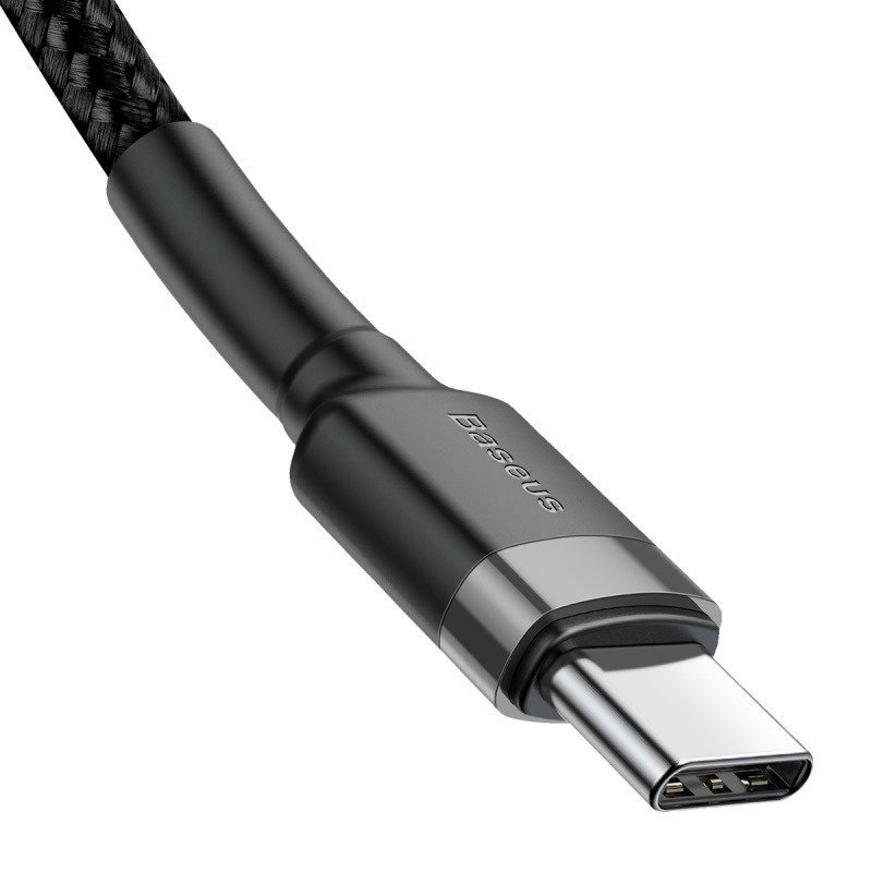 Cable USB-C PD Baseus Cafule PD 2.0 QC 3.0 60W 1m (black and gray)