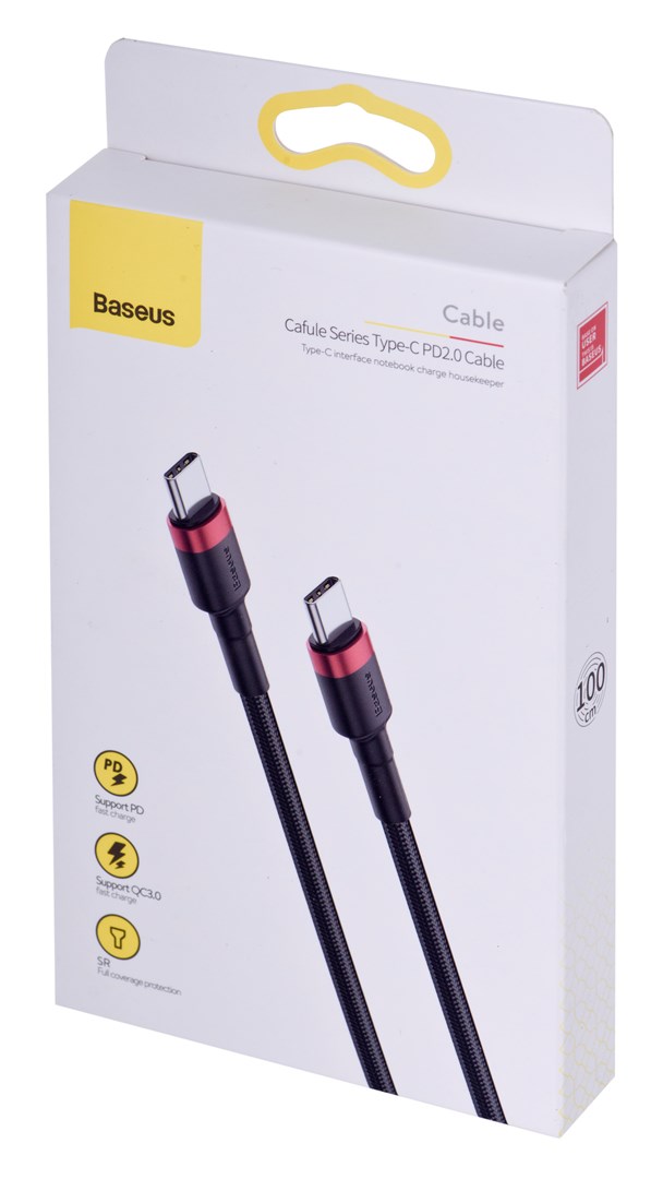 Baseus CATKLF-G91 USB cable 1 m USB C Black