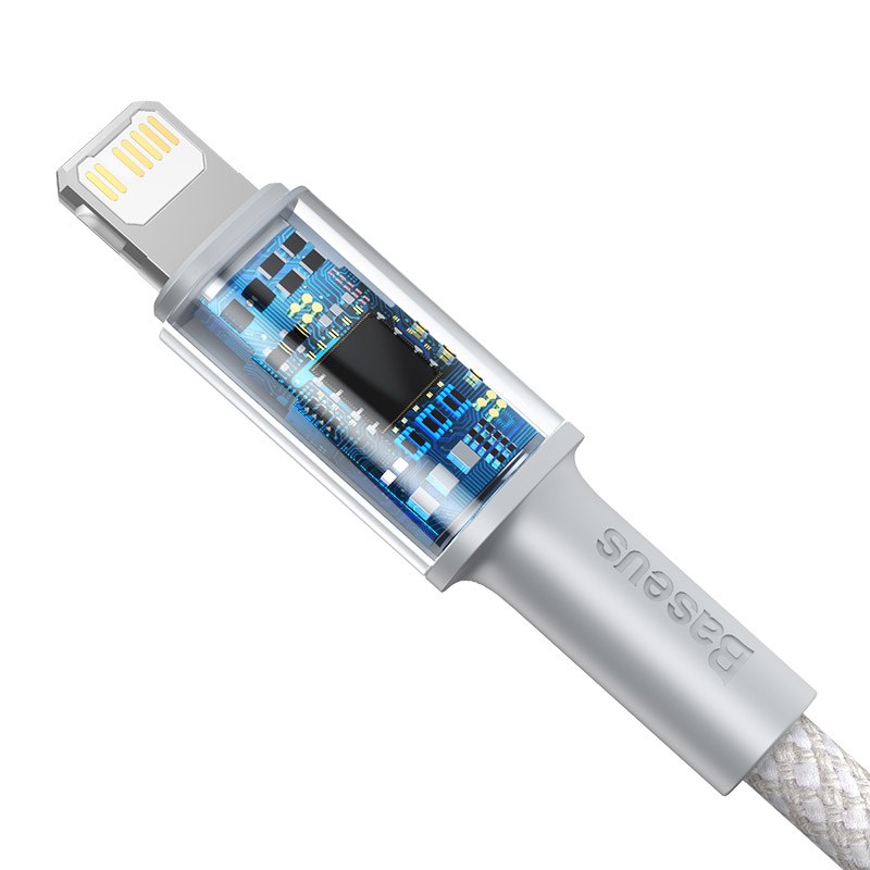 Baseus CATLGD-02 lightning cable 1 m White