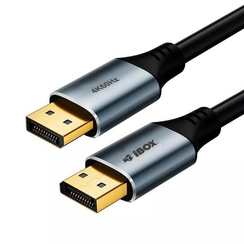 iBox ITVDP011 DisplayPort cable 4K 60Hz gold plug 1 m